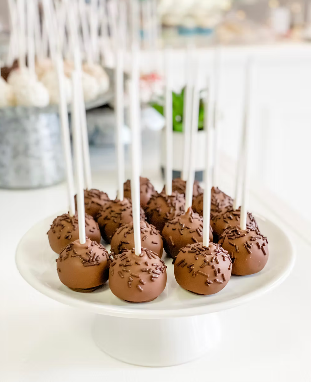 Gluten Friendly Double Chocolate Cake Pops
