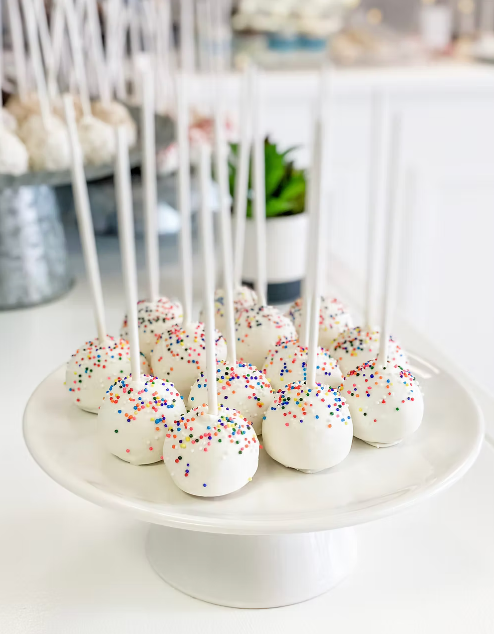 Gluten Friendly Vanilla Cake Pops