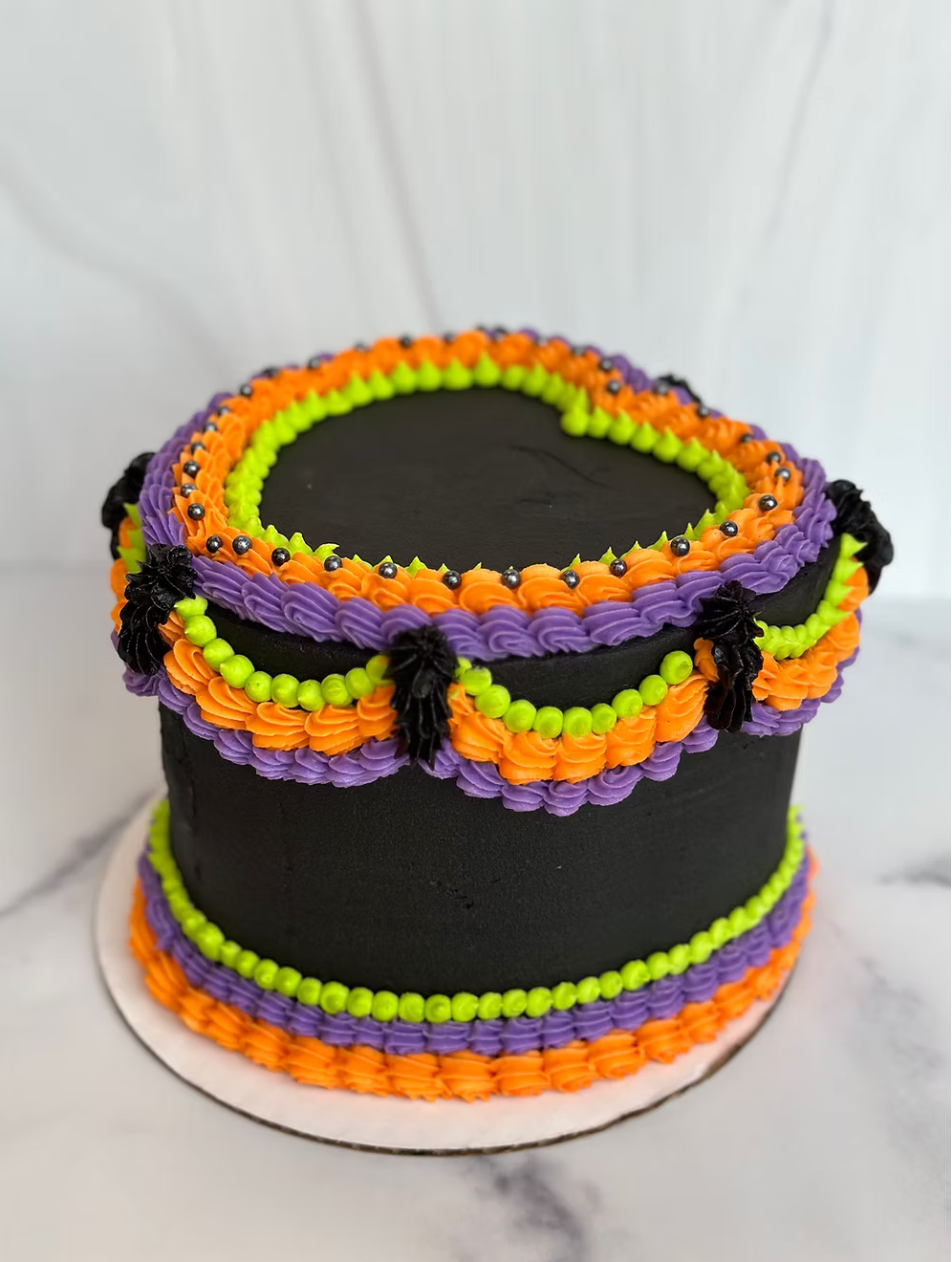 Halloween Heart Cake
