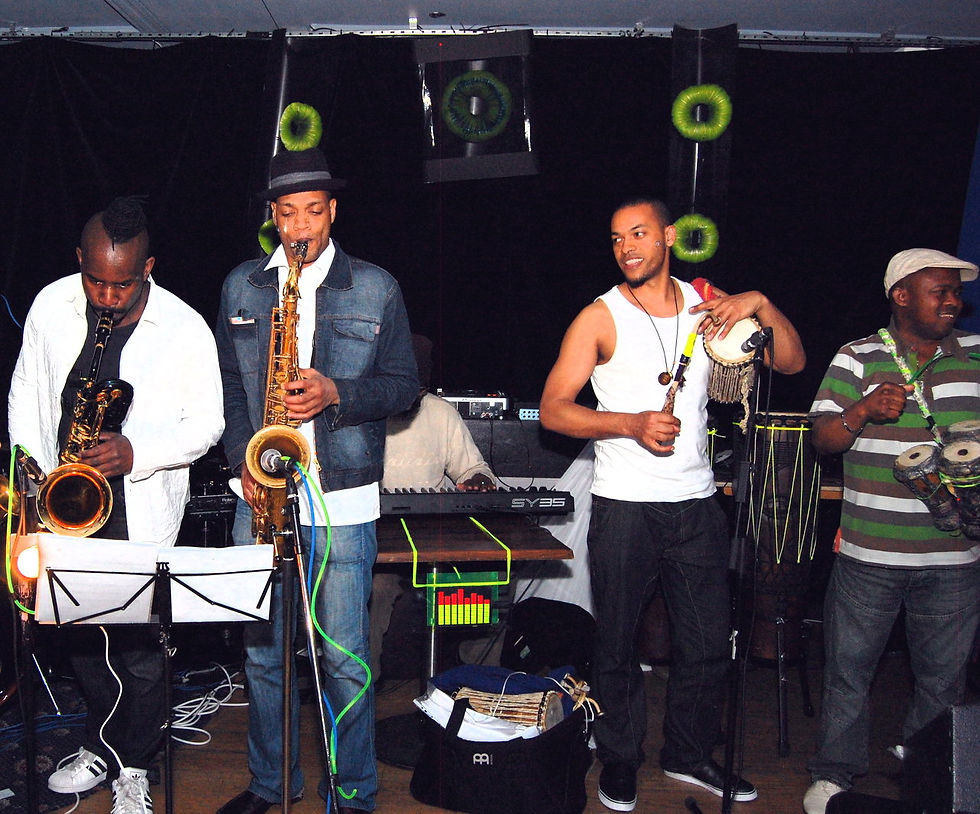 with EARDRUM, London 2010