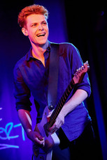 Conor Houston performing with Gia Ford in Brighton