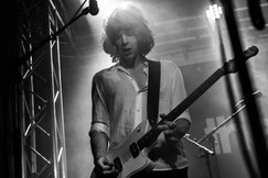 Conor Houston performing with Gia Ford in Newcastle