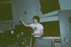 Conor Houston recording at Sound City studios in Los Angeles with Gia Ford