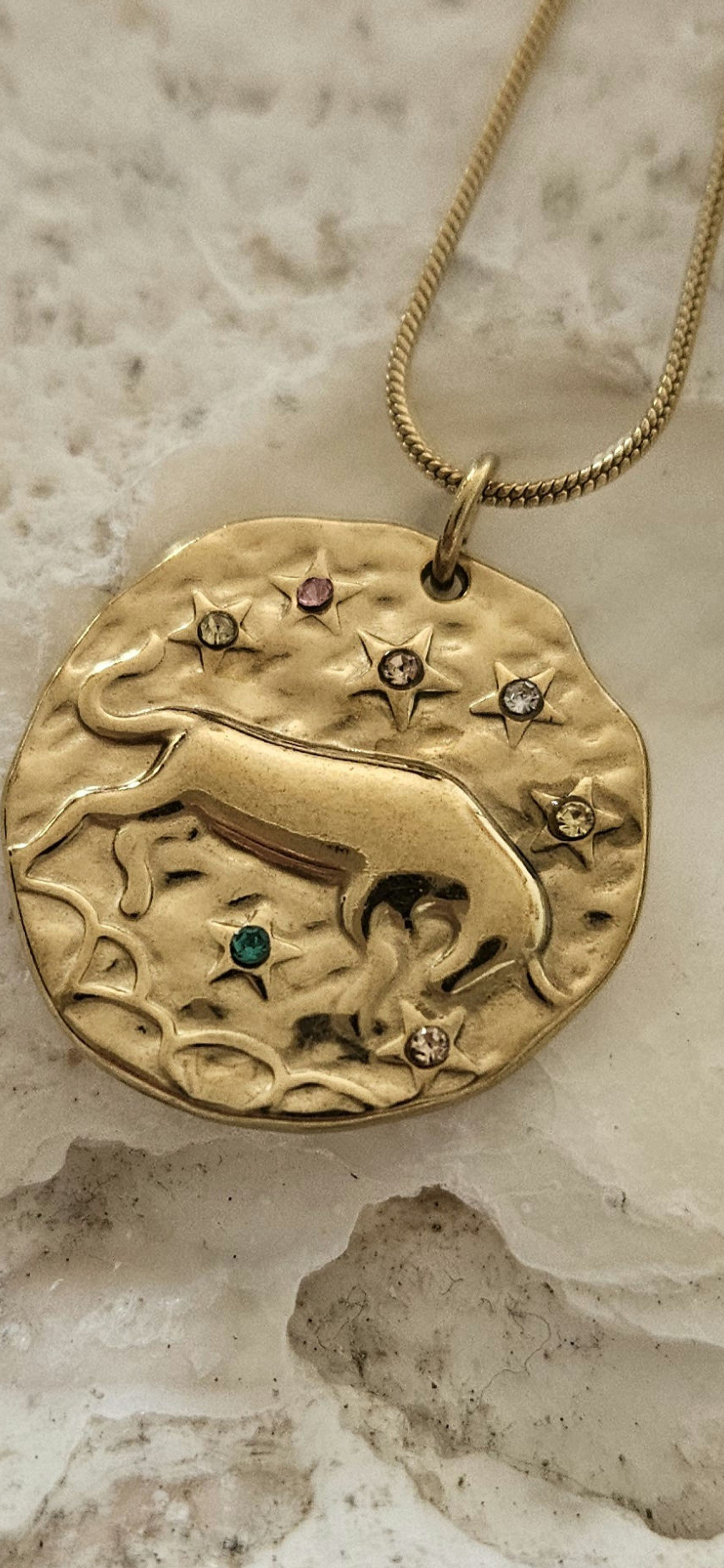 Colar signo shiny - Touro