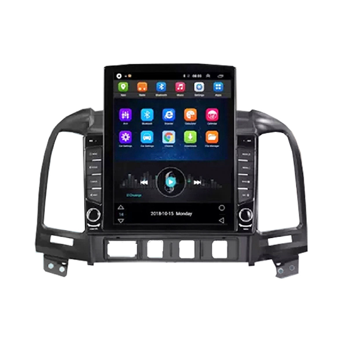 Pantalla Tesla con Marco Kia Santafé Sorento 2006 - 2012