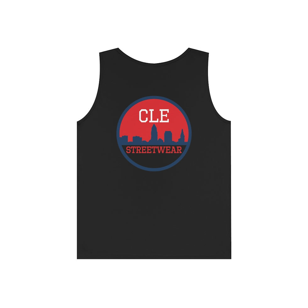 Thumbnail: CLE Streetwear Skyline Logo Cotton Tank Top
