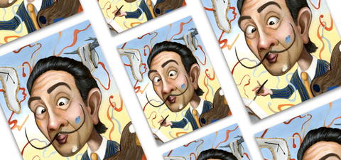 Salvador Dali Illustration