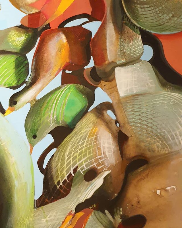 Portion of dog walk which sold at my open studio