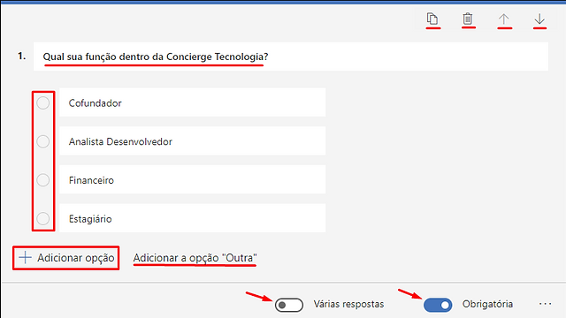 Ajustar as definições do seu formulário ou questionário no Microsoft Forms  - Suporte da Microsoft