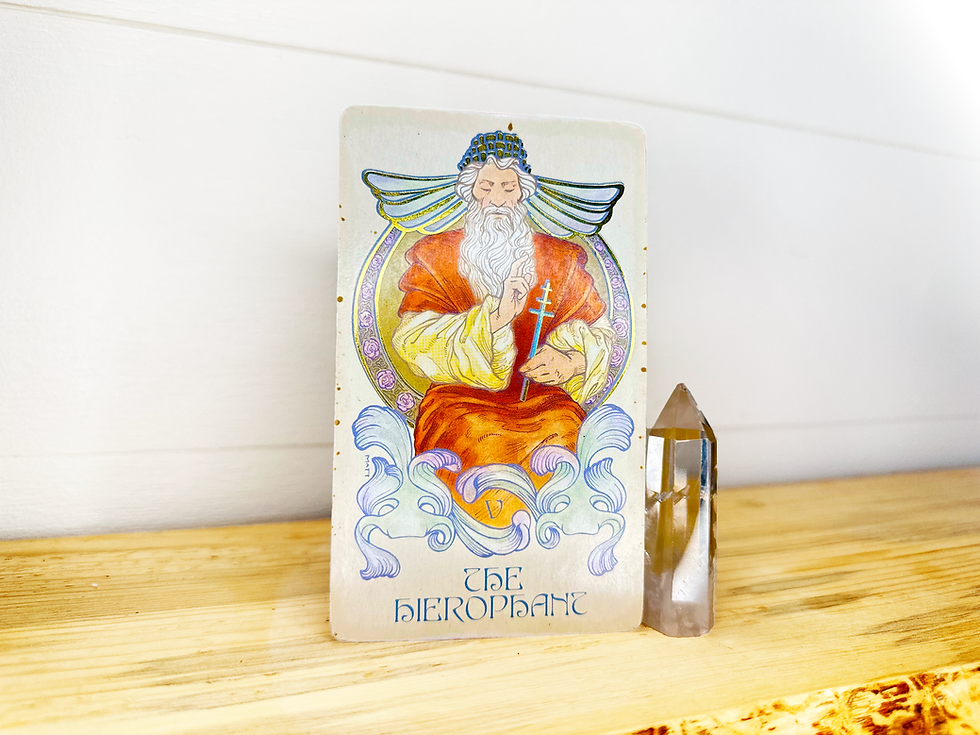 The Hierophant Tarot Card