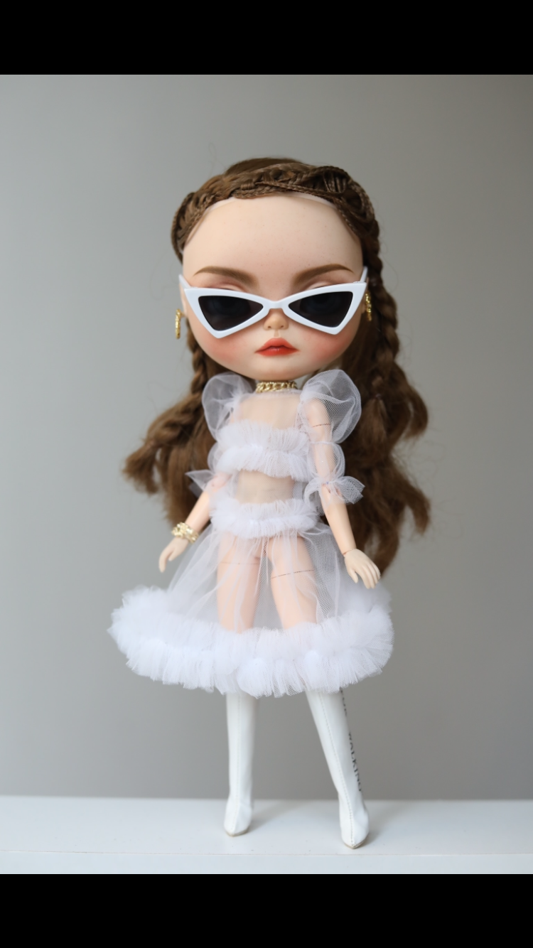 Thumbnail: Blythe size Ruffle mesh Dress