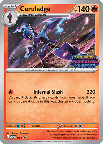 Pokemon Mega Evolutions Phantasmal Flames