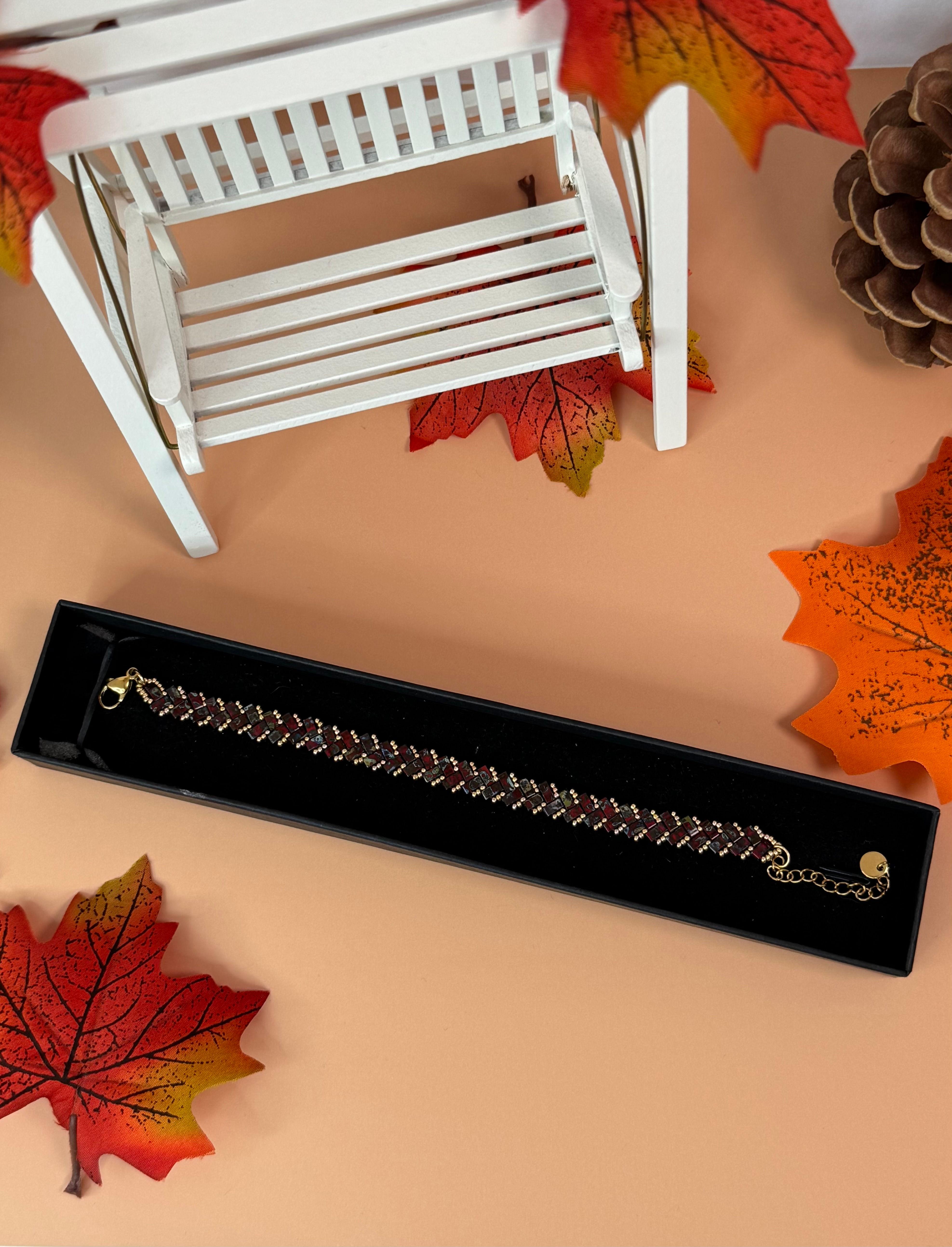 Bracelet bordeaux Picasso
