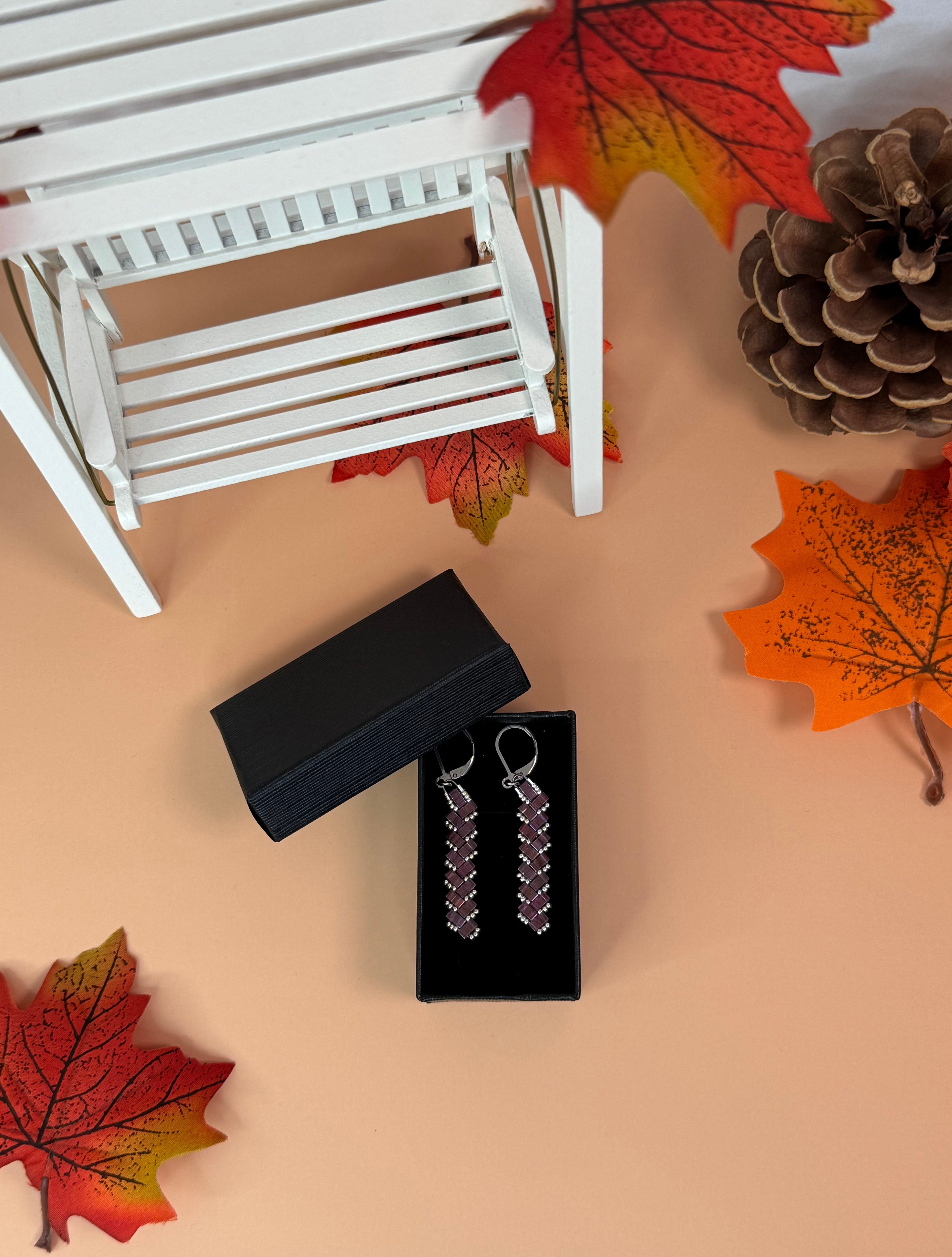 Boucles d'oreilles Améthyste