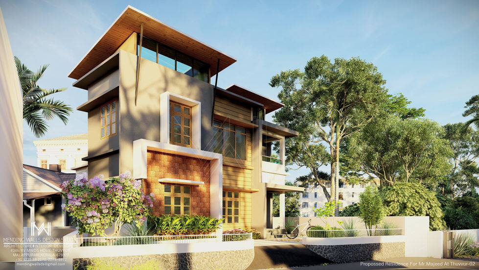 Serenova Residence by Mending walls Design Studio, The Leading Architectural and Interior Designing Firm in Malappuram and Calicut Kerala