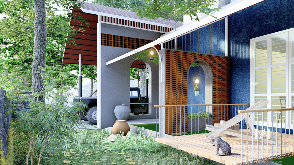 Jasmin Residence by Mending walls Design Studio, The Leading Architectural and Interior Designing Firm in Malappuram and Calicut Kerala