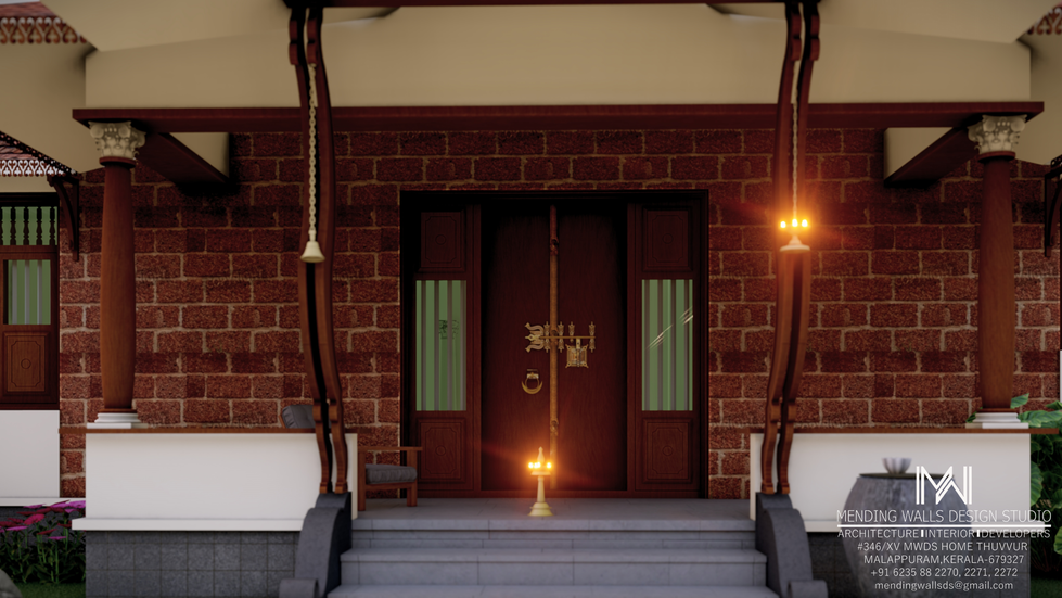 Nalukettu Manor by Mending walls Design Studio, The Leading Architectural and Interior Designing Firm in Malappuram and Calicut Kerala