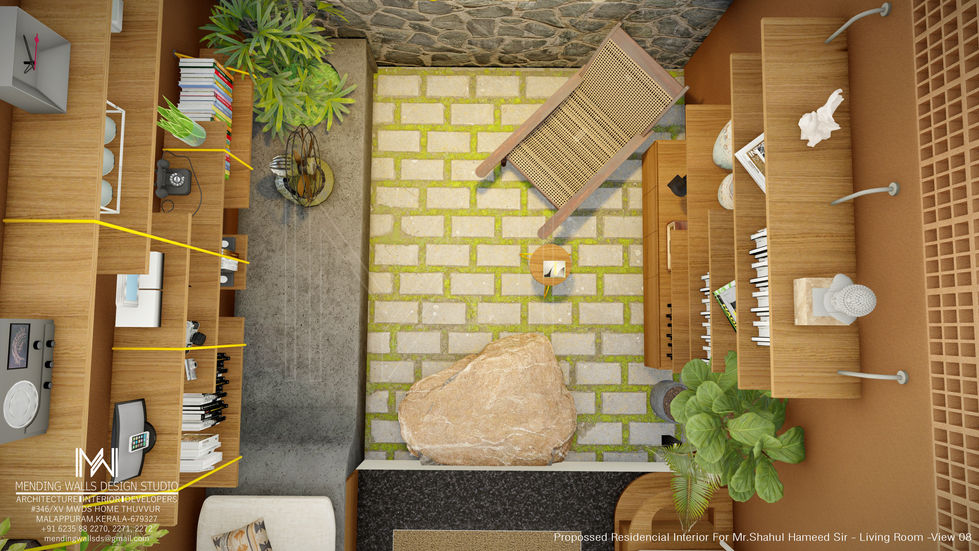 Altaira Residence by Mending walls Design Studio, The Leading Architectural and Interior Designing Firm in Malappuram and Calicut Kerala