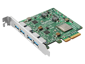 Highpoint RocketU 1144F USB 3.2 Controller Card - 4-Port 5Gb/s PCIe 3.0 X4 For High-Speed Storage
