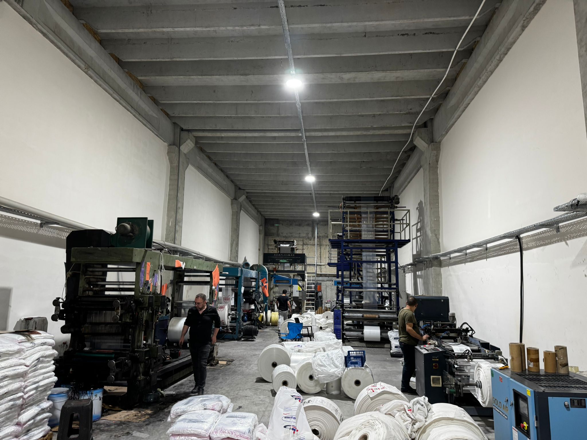 PoşetX fabrika içi üretim alanı