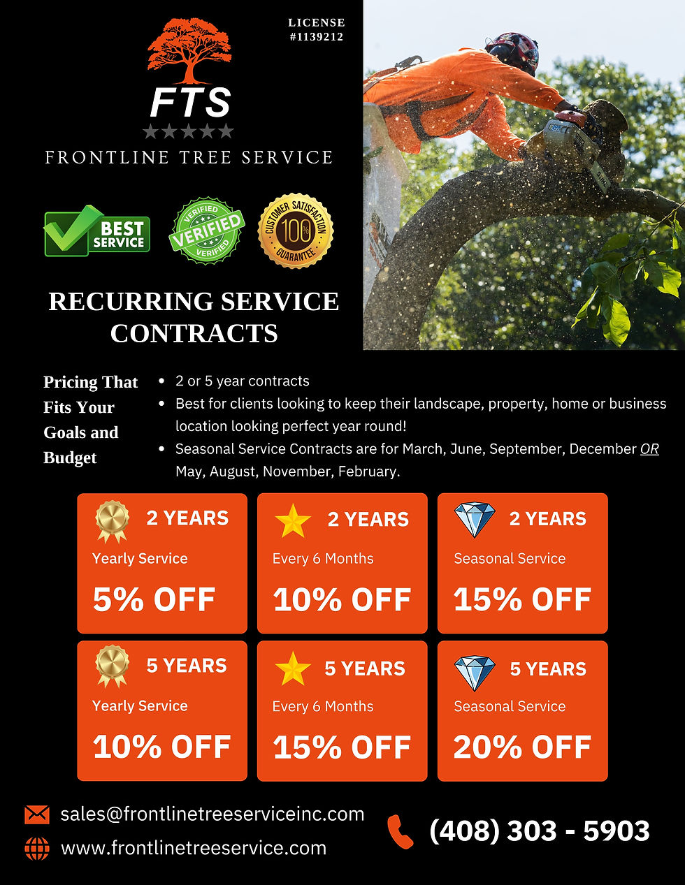 Frontline Tree Service Inc is the Bay Area’s trusted choice for expert tree care, offering fast, affordable services includin