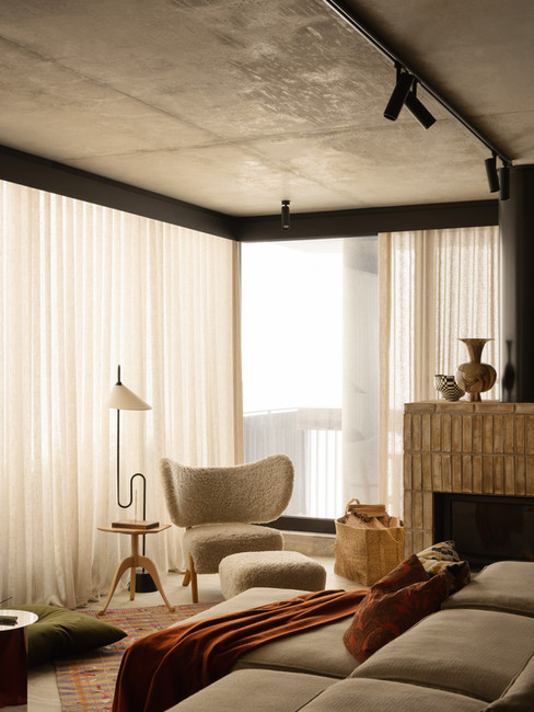 Salon de Summit House à Mount Buller.