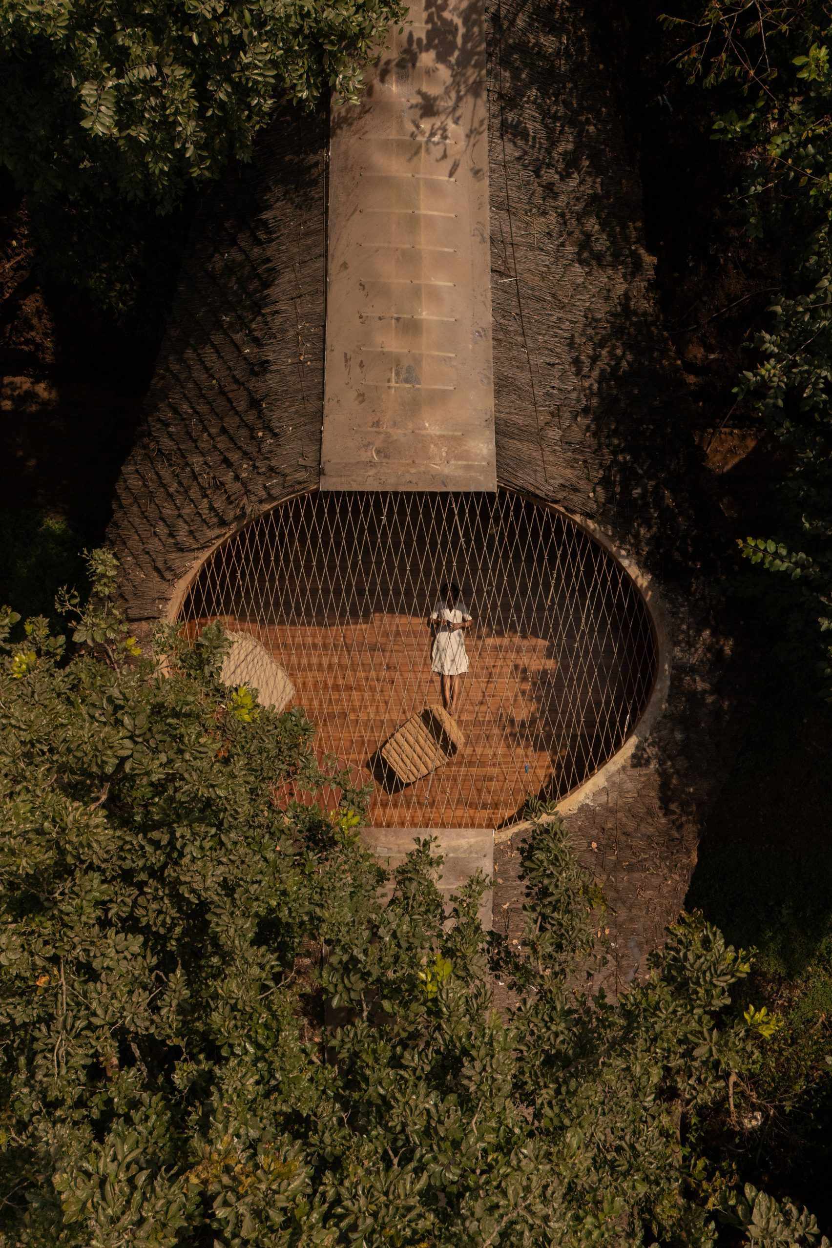 Oculus aérien Bridge House.