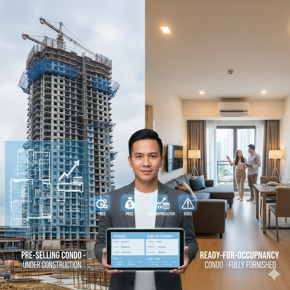 Should You Buy a Pre-Selling Unit or a Ready-for-Occupancy Home? Pros and Cons Explained