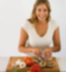 Infinite Health Practice | Karina Francois | cutting food