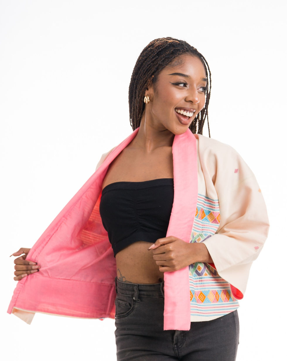 Miniatura: Espírito Santo by Iyana Ki ~ Cardigan w/ Silk Embroidery