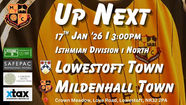 Jan 17 Away to Lowestoft