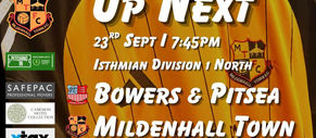 Tuesday night vs Bowers & Pitsea