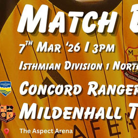 🟡⚫️ MATCH DAY - AWAY AT CONCORD RANGERS! ⚫️🟡