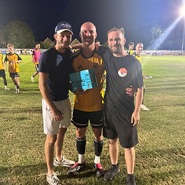 🏆MAN OF THE MATCH 🏆 Your man of the match last night was Karl Saffery chosen by our match day sponsors Safepac Well done Karl and what an outstanding example as the captain leading by example and encouraging the team. Karl was our rock at the back and scored a goal to put us back in the lead and the fans love him too. Congratulations Karl and thank you to Safepac for your sponsorship with your help this club and season will be one to remember. If you would like more information on sponsorship opportunities then shoot us a DM.