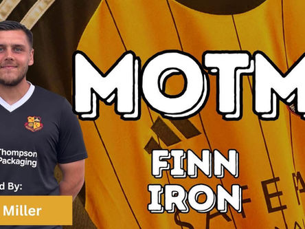 🧤 THE WALL AT THE BACK: FINN IRON IS YOUR MOTM! 🟡⚫️
