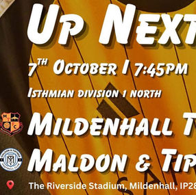 Tuesday night vs Maldon