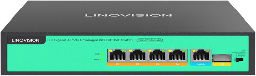 4 Ports Full Gigabit PoE++ Switch | Security Allstar
