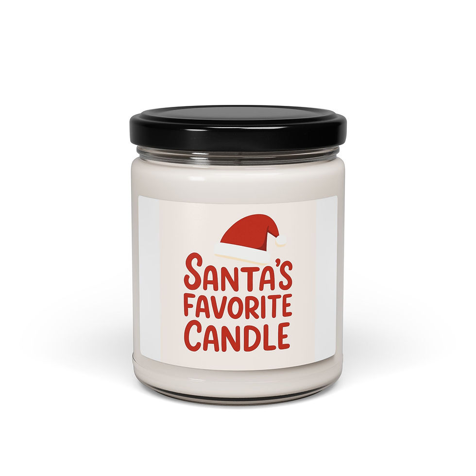 Thumbnail: Santa’s Favorite Candle — 9oz Scented Soy Candle (Holiday Christmas Jar)