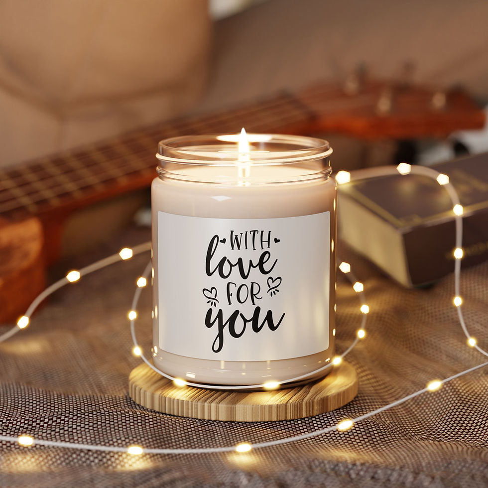 Thumbnail: With Love For You Scented Soy Candle — 9oz Gift Candle Thoughtful Occasions