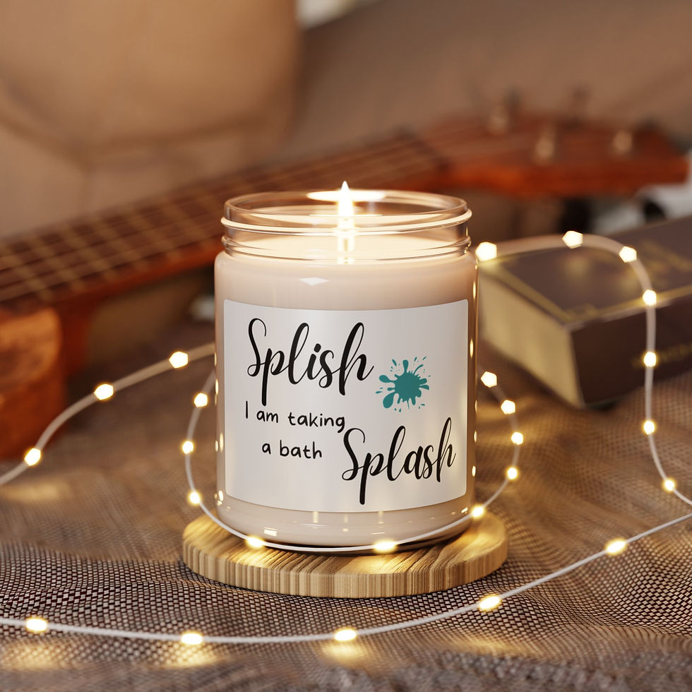 Thumbnail: Soy Candle — "Splish Splash I Am Taking a Bath" Relaxing Bath Scent (9oz)