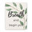Thumbnail: Breath and Begin Motivational Matte Canvas