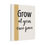 Thumbnail: Grow At Your Own Pace — Inspirational Matte Canvas Wall Art
