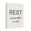 Thumbnail: Rest You Are Allowed to Rest Canvas Wall Art