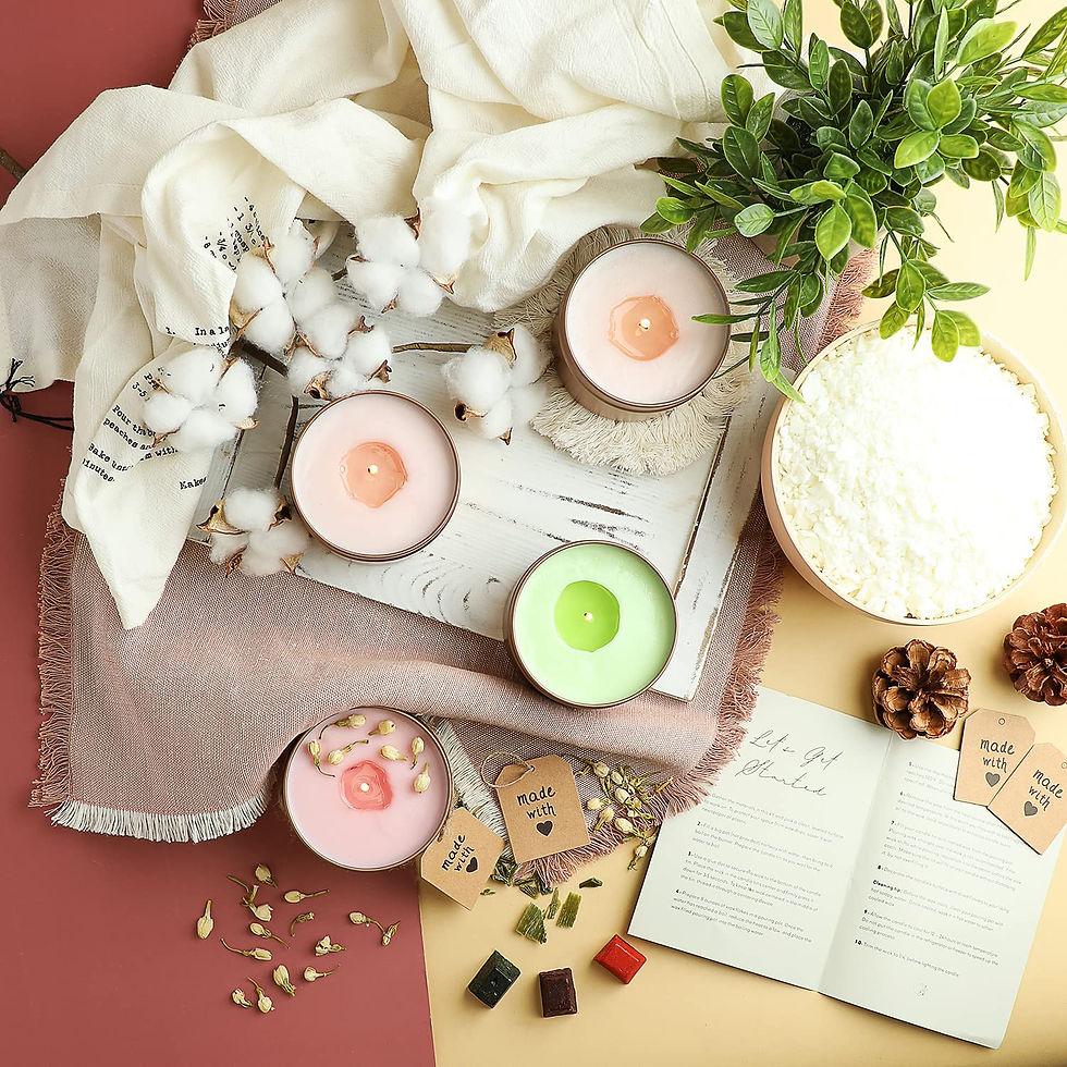 Thumbnail: Hearth & Harbor Organic Soy Candle Wax for Candle Making, 10 lbs Natural Cand...