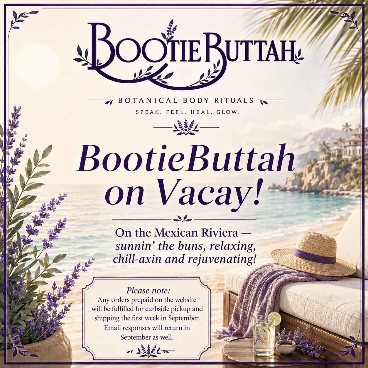 BootieButtah on Vacation