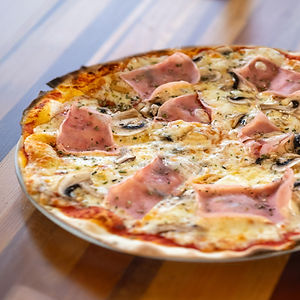Prosciutto cotto e funghi