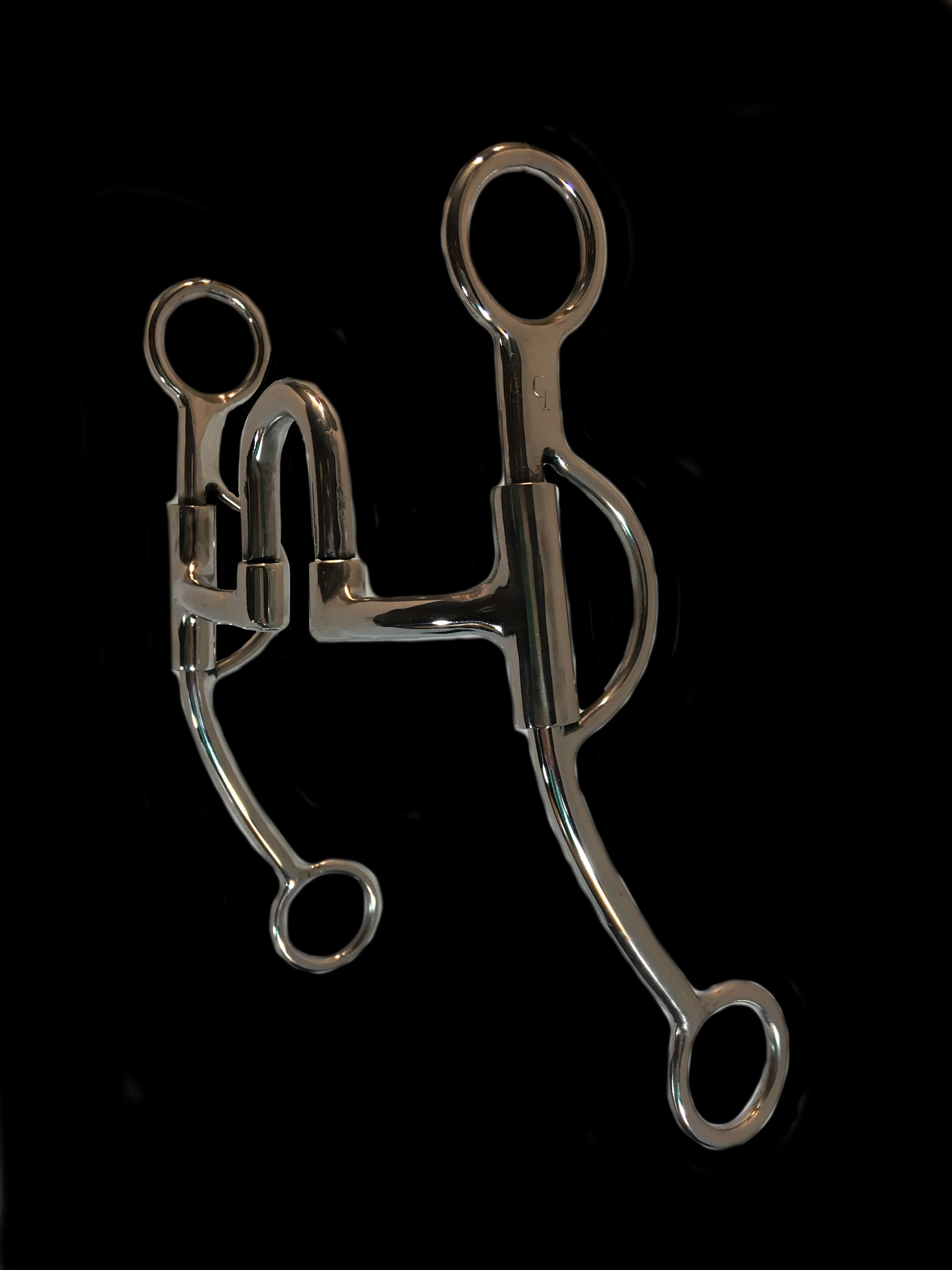 LSS032 Loomis Shank, Stainless Steel 3/8" Bars and 3/8 Correction Port