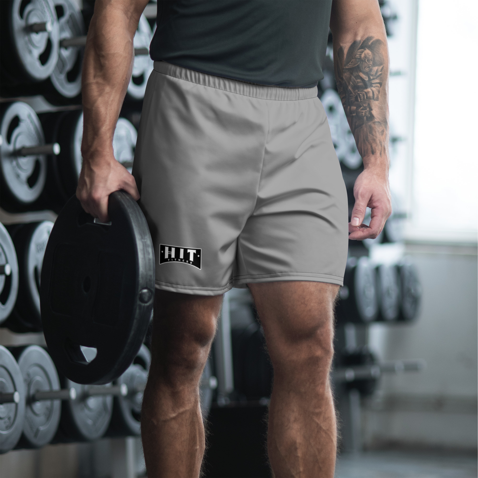 Unisex Athletic Shorts Gray