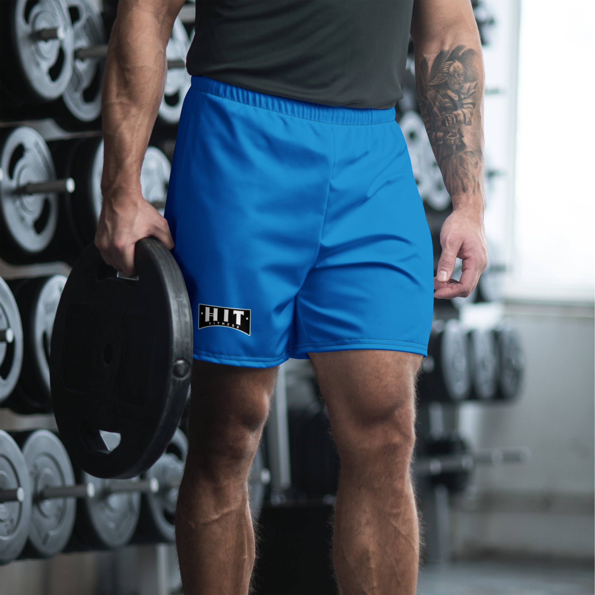 Unisex Athletic Shorts Blue
