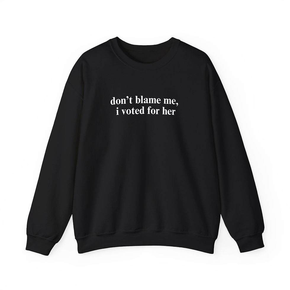 Thumbnail: Don't Blame Me, I Voted For Her, Unisex Gildan Sweatshirt